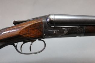 AH Fox Gun Company, a Sterlingworth 12 bore side by side shotgun, with 30" side by side barrels,