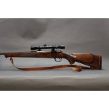 A Parker Hale 243 Safari Deluxe bolt action rifle,