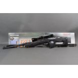 A Gamo Delta Fox cal 177 break barrel air rifle, fitted with a 6 x 40 telescopic sight,