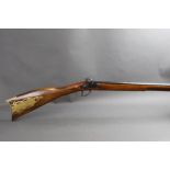 A Pedersoli black powder cal 45 muzzle loading musket,