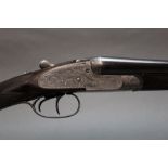 Midland Gun Company, a 16 bore side by side shotgun, with 28" sleeved barrels, full and 1/4 choke,