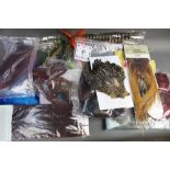 A quantity of fly tying materials, to include Metz, Cookshill etc.