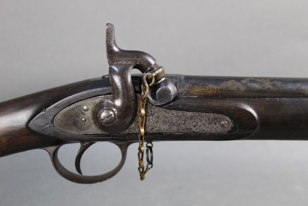 Cooper & Goodman, a two band cal 577 muzzle loading percussion rifle, overall length +/- 48". - Bild 2 aus 4