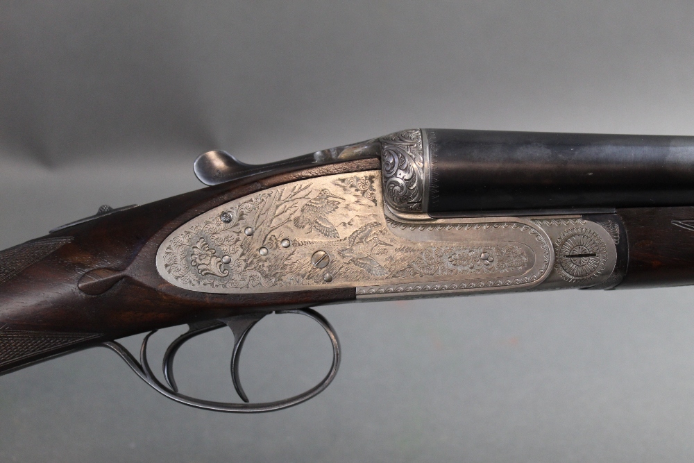 A Gunmark Royale 12 bore side by side shotgun, with 28" barrels, cylinder and 1/4 choke, - Image 3 of 7