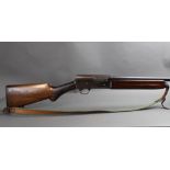 A Browning (FN Auto 5) 12 bore semi automatic shotgun (Three shot), fitted with a 24" barrel,