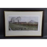 Cecil Aldin 1870-1935 a signed print depicting a fox hunt.