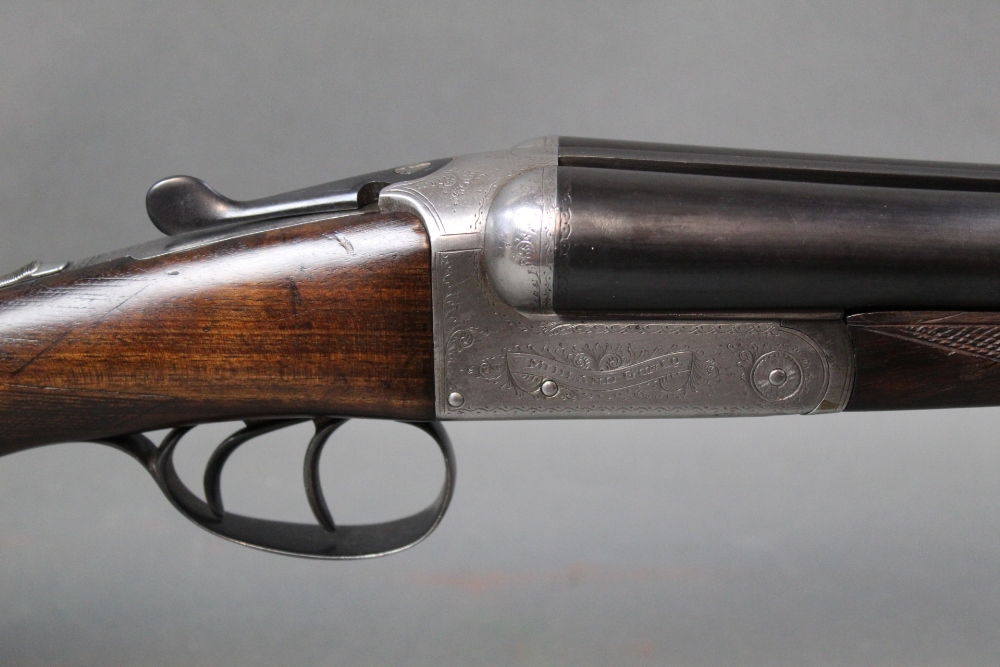 Midland Gun Company Forestry Commission 12 bore side by side shotgun, with 28" barrels,