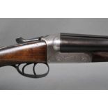 Midland Gun Company Forestry Commission 12 bore side by side shotgun, with 28" barrels,