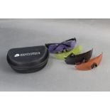 A pair of Evolution sunglasses/eye protection clay pigeon shooting glasses,