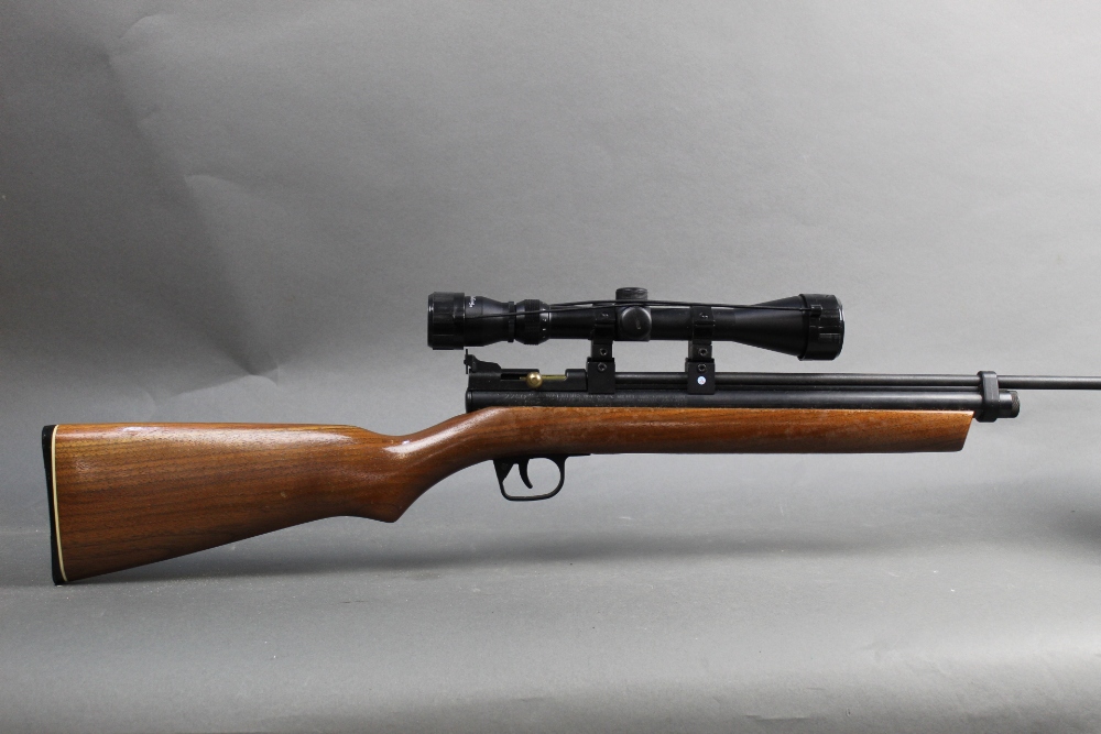 A Crosman model 2260 cal 22 CO2 powered air rifle, bolt action,