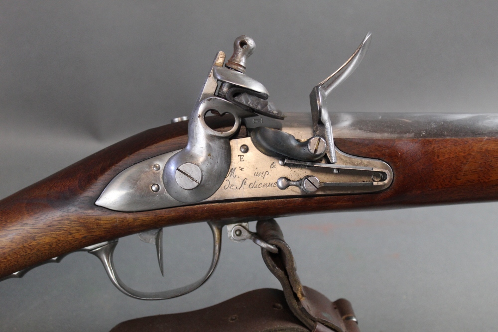 A reproduction muzzle loading Charleville flintlock musket (smooth bore) made by Pedersoli, - Image 2 of 4