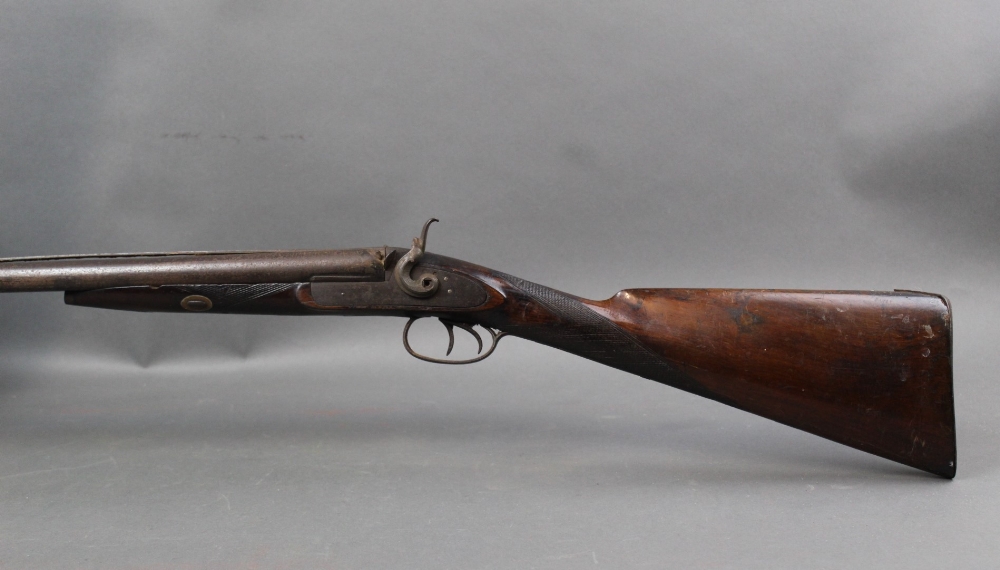 Robert Jones a percussion muzzle loading side by side sporting shotgun, with 30" barrels, - Bild 2 aus 2