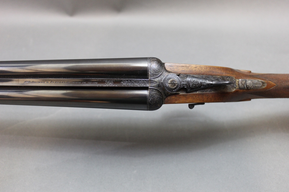 An AYA No 2 20 bore shotgun, with 29 3/4" barrels, 1/2 and cylinder choke, 70 mm chambers, sidelock, - Image 5 of 5