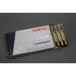 Twenty Federal cal 7 mm Remington Magnum 150 grain bullets. FIREARMS CERTIFICATE REQUIRED.