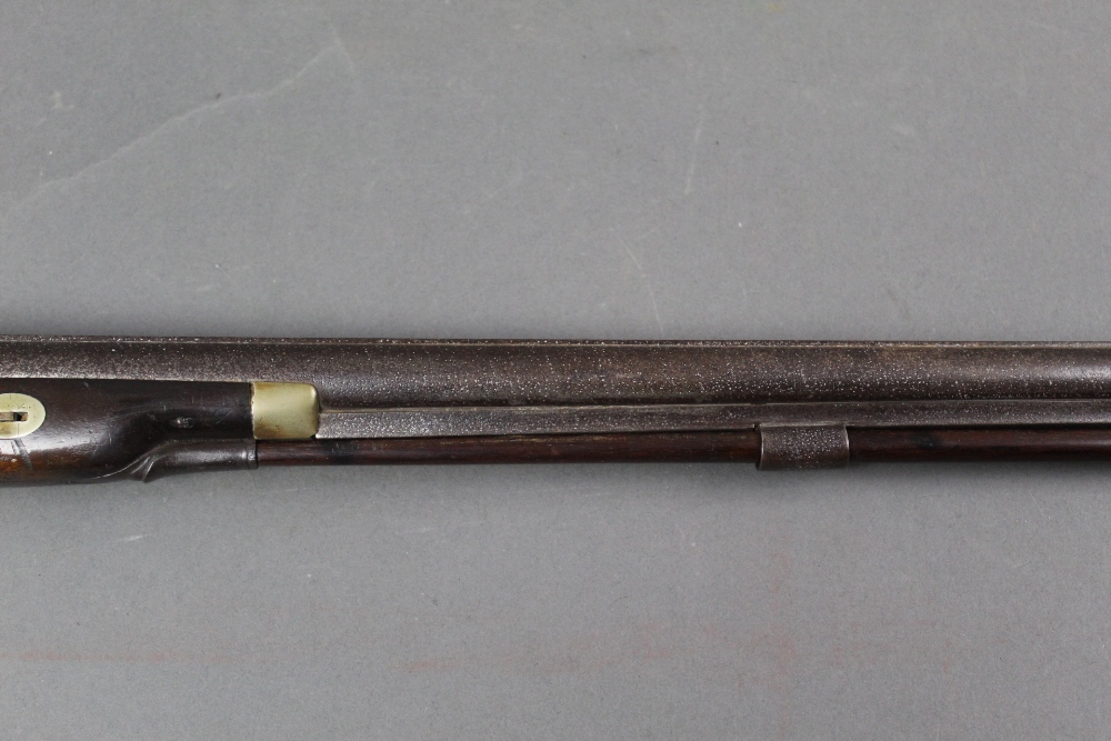 A percussion single barrelled muzzle loading sporting gun, with a 19" barrel with flat rib, - Bild 4 aus 4