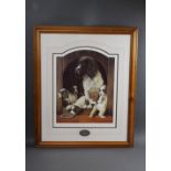 Nigel Hemming, a signed limited edition print "Full House", depicting Springer Spaniels. No.