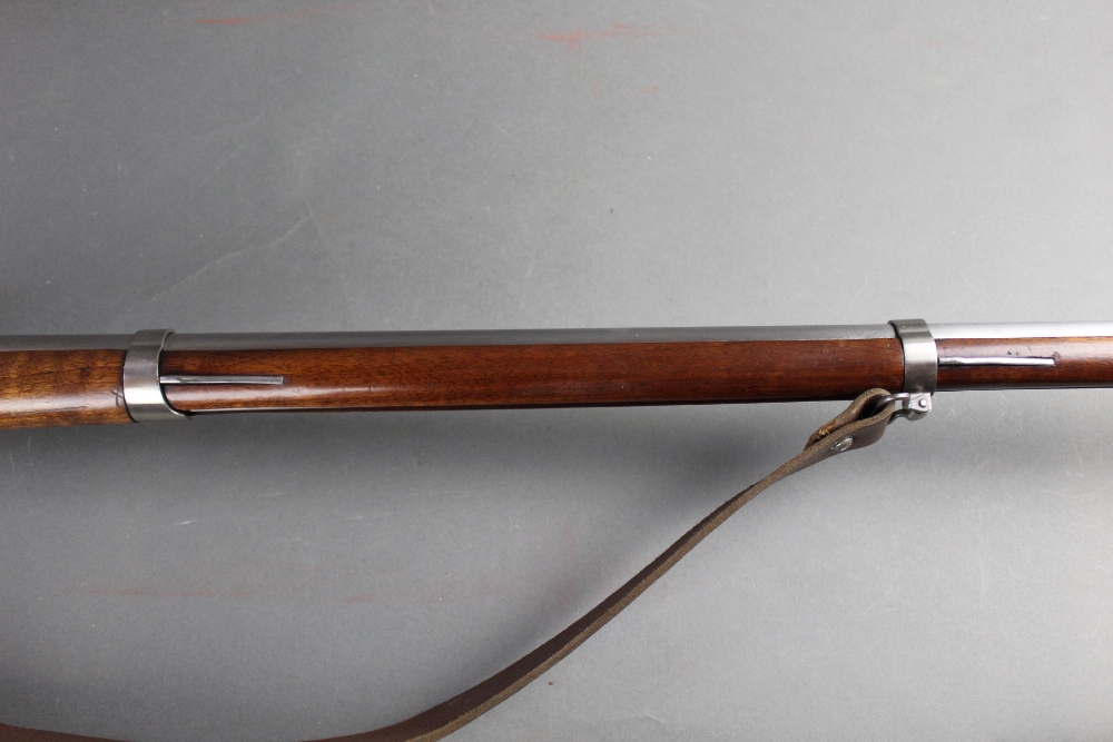 A reproduction muzzle loading Charleville flintlock musket (smooth bore) made by Pedersoli, - Image 3 of 4