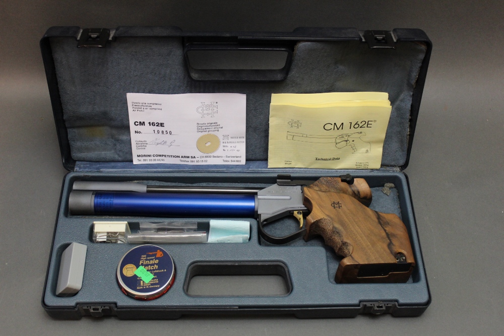 A Morini Competition Arm CM 162E cal 177 competition air pistol,