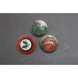 Three hunt badges, Bleasdale Beagles,