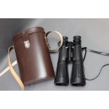 Pair of Zeiss Dialyt 8 x 56 BT binoculars, with leather carrying case. Serial no. 1643097.