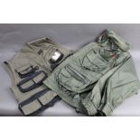 A Daiwa Wilderness fly fishing waistcoat Size M,