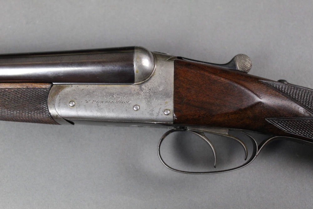 William Powell & Son, a 20 bore side by side shotgun, with 28" barrels, 3/4 and 1/4 chokes, - Image 2 of 2