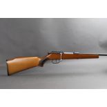 A Manuarm 410 bolt action shotgun, having a 25 1/2" barrel, 3/4 choke, 76 mm chamber,