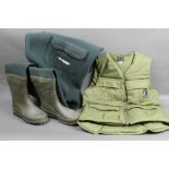 A pair of Fladen neoprene chest waders Size 41" (8),