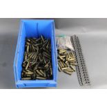 Quantity of 8 mm Lebel brass cases.