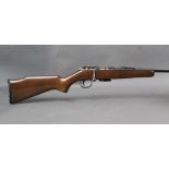 Anschultz cal 22LR bolt action rifle, of small form having a 16" barrel, 32 1/2" overall.