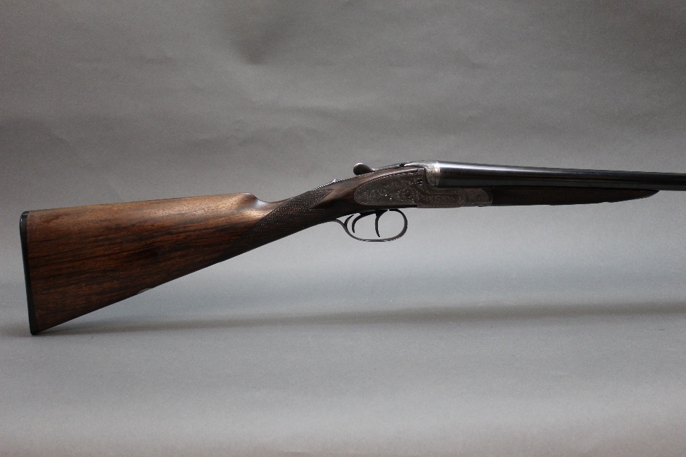 Midland Gun Company, a 16 bore side by side shotgun, with 28" sleeved barrels, full and 1/4 choke, - Image 2 of 2