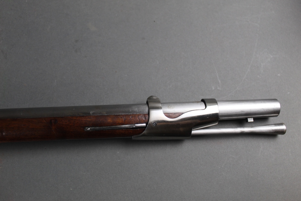 A reproduction muzzle loading Charleville flintlock musket (smooth bore) made by Pedersoli, - Image 4 of 4