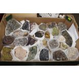 Box of mineral samples