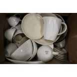 Part tea set, ceramic bowls,