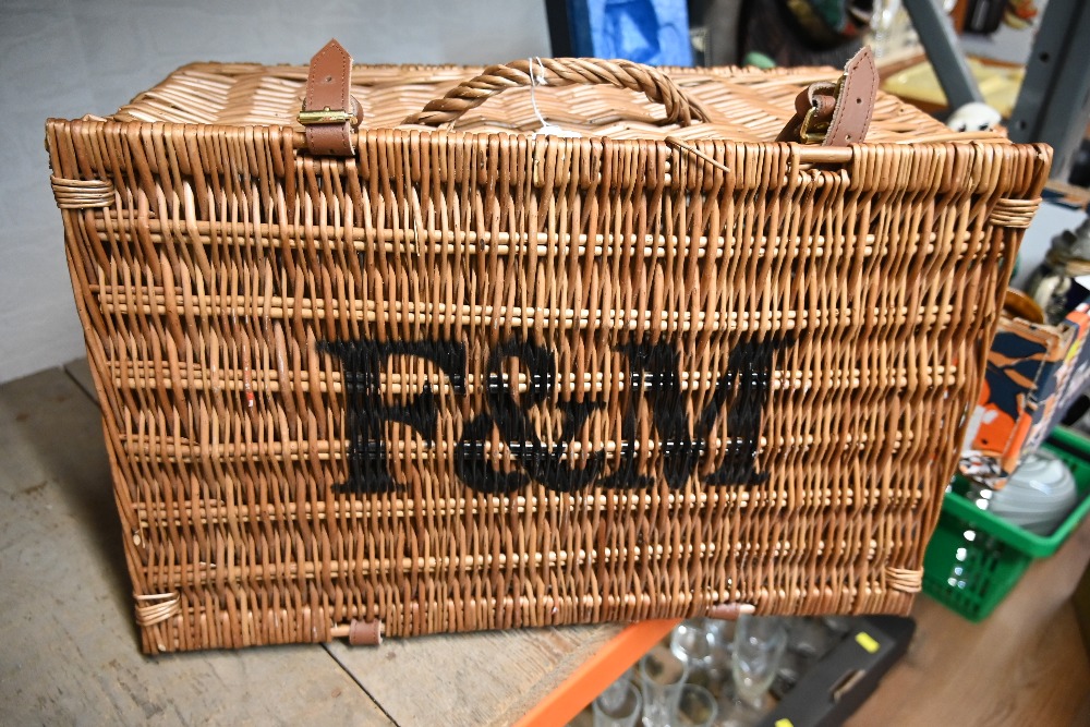 Fortnum & Mason wicker picnic basket