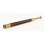 A Dolland of London 9507 single drawer military telescope, extended length 80.5 cm.