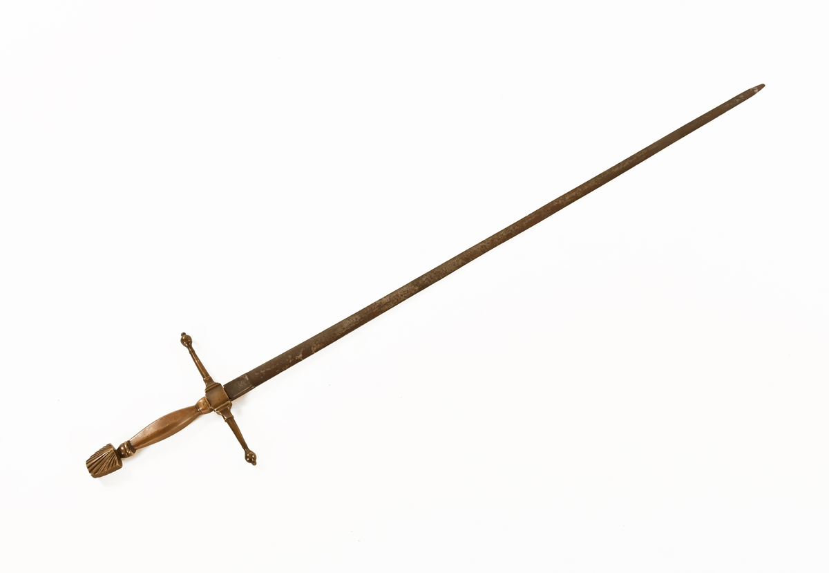 An antique Italian rapier, with 85 cm blade,