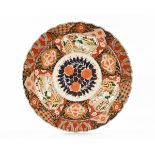 A large Imari plaque,