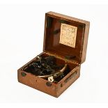 A Kelvin and Hughes sextant, Number 62280, cased.
