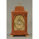 A George III bracket clock by John Taylor London, with two train fusee striking movement,