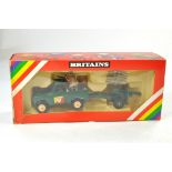 Britains Military Land Rover and Gun Set, complete with shells. Excellent in very good box, some