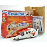 Mattel Starcom Series comprising Starmax Bomber. Appears to be complete, very good, one gun turret