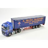 Corgi Diecast Model Truck issue comprising Mercedes Curtainside in the livery of N Irving. Appears