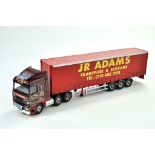 Corgi Diecast Model Truck issue comprising DAF Curtainside in the livery of JR Adams. Appears