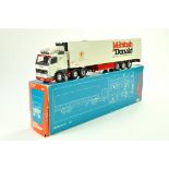 Tekno Diecast Model Truck issue comprising Volvo fridge Trailer in the livery of Mcintosh Donald.