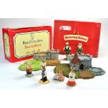 A group of Royal Doulton Bunnykins Ceramic Figures including duo of diorama sets plus Beswick