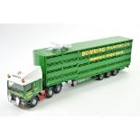 Corgi Diecast Model Truck issue comprising ERF Livestock Transporter in the livery of Bowring.