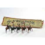 Britains Toy Soldiers comprising 5th Royal Irish Lancers. Age related wear / some light damage in