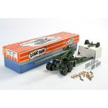 Crescent Toys No. 155 155mm Long Tom Artillery Gun, comprising Wheeled gun, Wheeled Carriage and