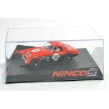 Slot car interest comprising Ninco No. 50608 Austin Healey Sport Red Appears excellent in Original